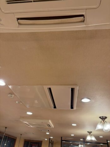 長野県 上田市 某飲食店様にて業務用エアコン入れ替え工事