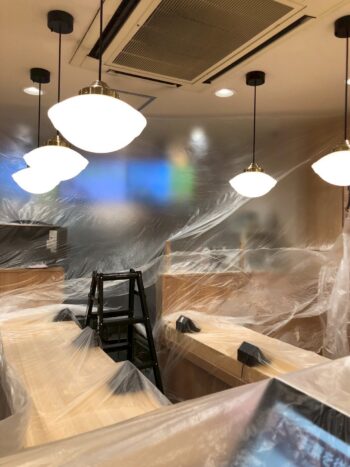 京都市 某大手人気飲食チェーン店様にて業務用エアコン入れ替え工事完了