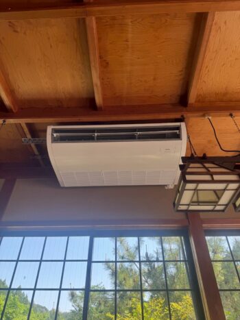 和歌山県 道の駅 商業施設様にて業務用エアコン入れ替え工事