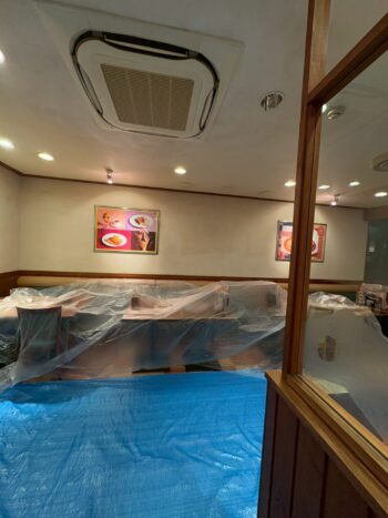 千葉県四街道市にある某飲食店様にて業務用エアコン入れ替え工事完了