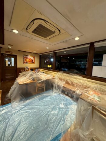 千葉県　佐倉市　飲食チェーン店様にて業務用エアコン新設・入れ替え工事完了