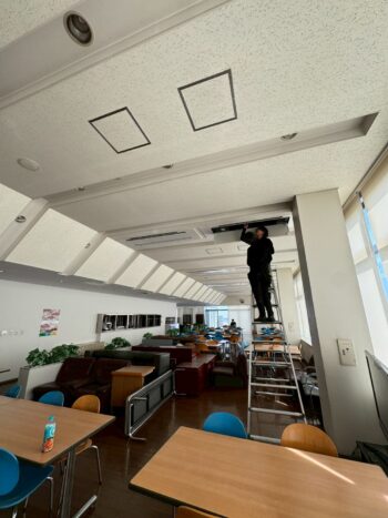 山梨県にある会社様にて業務用エアコン入れ替え工事完了いたしました